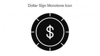 Dollar Sign Monotone Icon In Powerpoint Pptx Png And Editable Eps Format