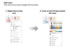 Dollar symbols flow chart safe data receipt ppt icons graphics