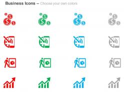 Dollars bar graph business growth ppt icons graphics