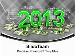 Dollars New Year Finance PowerPoint Templates PPT Backgrounds For Slides 0113