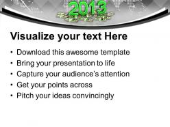 Dollars new year finance powerpoint templates ppt backgrounds for slides 0113