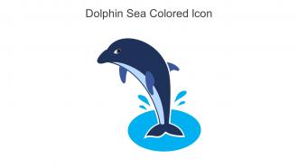 Dolphin Sea Colored Icon In Powerpoint Pptx Png And Editable Eps Format