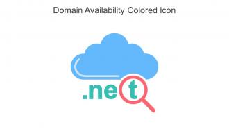 Domain Availability Colored Icon In Powerpoint Pptx Png And Editable Eps Format