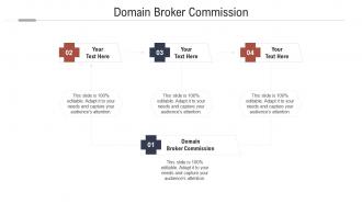Domain broker commission ppt powerpoint presentation portfolio example introduction cpb