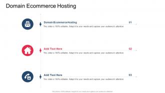 Domain Ecommerce Hosting In Powerpoint And Google Slides Cpb