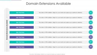 Domain Extensions Available In Powerpoint And Google Slides Cpb