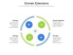 Domain extensions ppt powerpoint presentation inspiration show cpb
