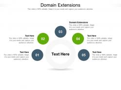 Domain extensions ppt powerpoint presentation styles example topics cpb