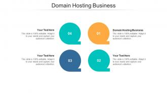 Domain hosting business ppt powerpoint presentation infographics slides cpb