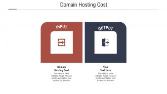 Domain hosting cost ppt powerpoint presentation professional slide cpb