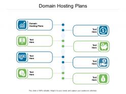 Domain hosting plans ppt powerpoint presentation summary background designs cpb