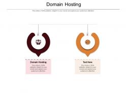 Domain hosting ppt powerpoint presentation model show cpb