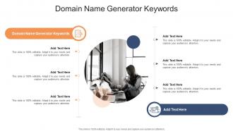 Domain Name Generator Keywords In Powerpoint And Google Slides Cpb
