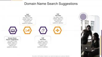 Domain Name Search Suggestions In Powerpoint And Google Slides Cpb