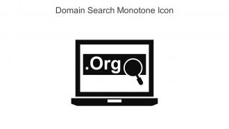 Domain Search Monotone Icon In Powerpoint Pptx Png And Editable Eps Format