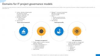 Domains For IT Project Governance Models