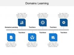 Domains learning ppt powerpoint presentation inspiration influencers cpb