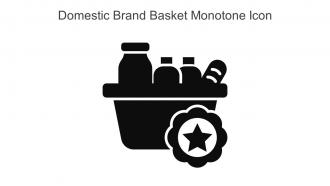 Domestic Brand Basket Monotone Icon In Powerpoint Pptx Png And Editable Eps Format