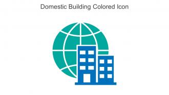 Domestic Building Colored Icon In Powerpoint Pptx Png And Editable Eps Format