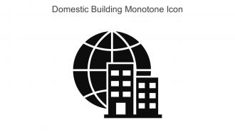 Domestic Building Monotone Icon In Powerpoint Pptx Png And Editable Eps Format
