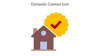 Domestic Colored Icon In Powerpoint Pptx Png And Editable Eps Format