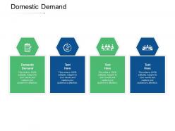 Domestic demand ppt powerpoint presentation slides topics cpb