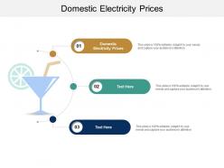 Domestic electricity prices ppt powerpoint presentation inspiration files cpb