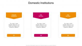 Domestic Institutions In Powerpoint And Google Slides Cpb