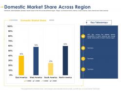 Domestic market share across region developing integrated marketing plan new product launch