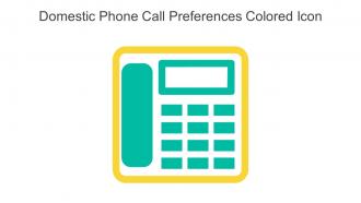 Domestic Phone Call Preferences Colored Icon In Powerpoint Pptx Png And Editable Eps Format