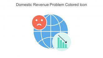 Domestic Revenue Problem Colored Icon In Powerpoint Pptx Png And Editable Eps Format