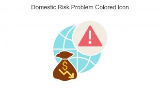 Domestic Risk Problem Colored Icon In Powerpoint Pptx Png And Editable Eps Format