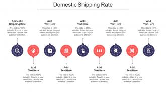 Domestic Shipping Rate Ppt Powerpoint Presentation File Ideas Cpb