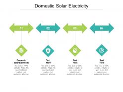 Domestic solar electricity ppt powerpoint presentation portfolio clipart images cpb