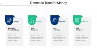 Domestic Transfer Money Ppt Powerpoint Presentation Model Design Templates Cpb