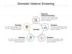 Domestic violence screening ppt powerpoint presentation model graphics tutorials cpb