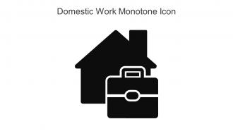 Domestic Work Monotone Icon In Powerpoint Pptx Png And Editable Eps Format