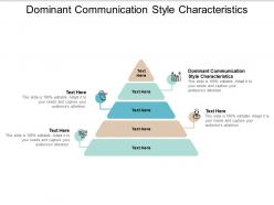 Dominant communication style characteristics ppt powerpoint presentation lists cpb