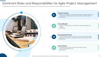 Dominant Roles And Responsibilities For Agile Project Management