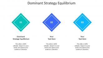 Dominant strategy equilibrium ppt powerpoint presentation slides files cpb