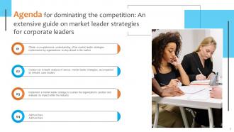 Dominating The Competition An Extensive Guide On Market Leader Strategies For Corporate Leaders Strategy CD V Template Analytical