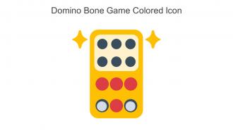 Domino Bone Game Colored Icon In Powerpoint Pptx Png And Editable Eps Format