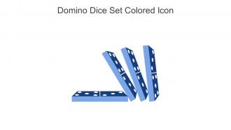 Domino Dice Set Colored Icon In Powerpoint Pptx Png And Editable Eps Format