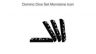 Domino Dice Set Monotone Icon In Powerpoint Pptx Png And Editable Eps Format