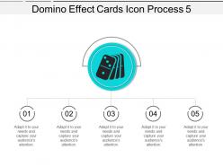 Domino Effect Cards Icon Process 5
