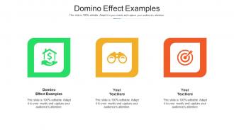 Domino effect examples ppt powerpoint presentation professional mockup cpb