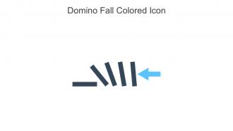 Domino Fall Colored Icon In Powerpoint Pptx Png And Editable Eps Format