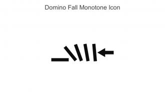 Domino Fall Monotone Icon In Powerpoint Pptx Png And Editable Eps Format