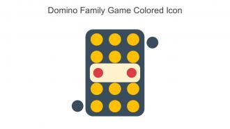 Domino Family Game Colored Icon In Powerpoint Pptx Png And Editable Eps Format
