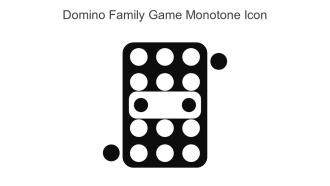 Domino Family Game Monotone Icon In Powerpoint Pptx Png And Editable Eps Format
